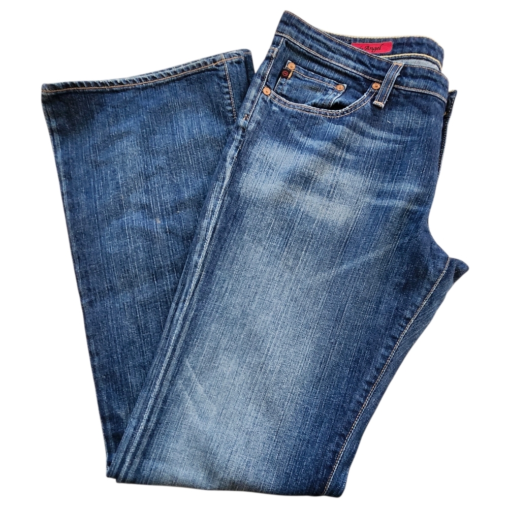 Adriano Goldschmied Blue The Angel Bootcut Jeans. Sz. 32R